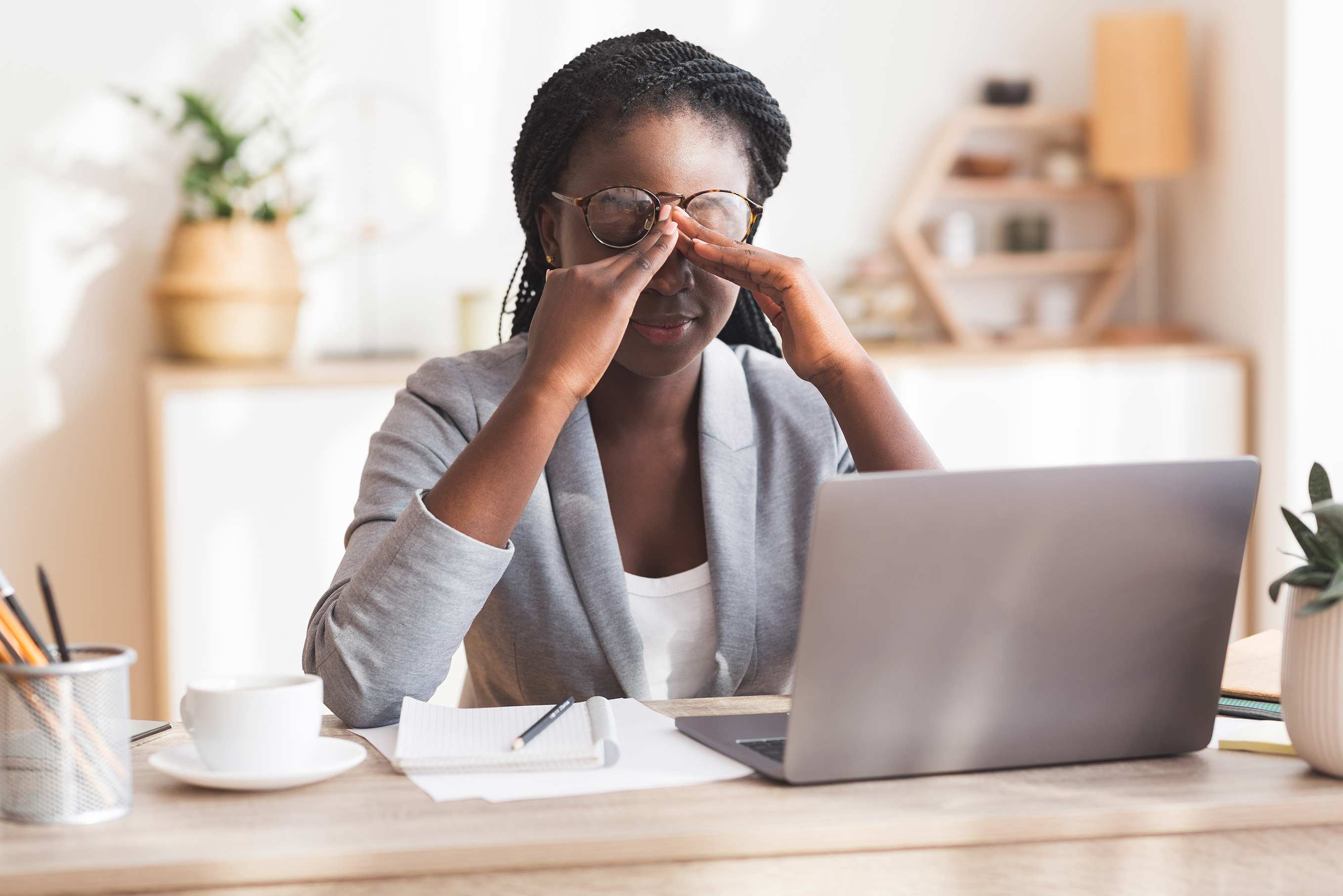 frustrated woman with her HubSpot portal